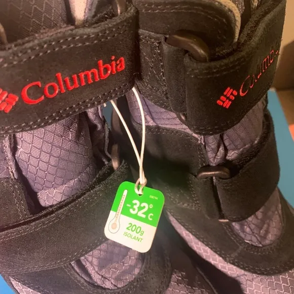 Columbia NEW Youth Size 4 Grey and Black Parkers Peak Boot