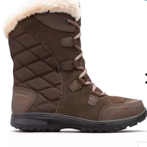 Columbia Women's Ice Maiden II Snow Boots Brown Size 9 Waterproof Mid-Calf