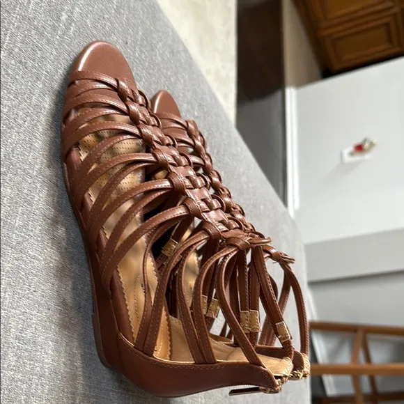 Comfortview Gladiator The Helen Sandal in Cognac