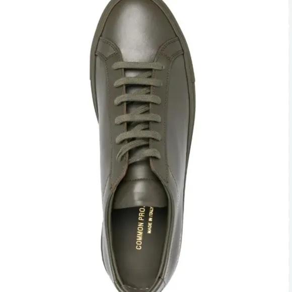 Common Projects Men's Olive Sneakers Sz 47 $650