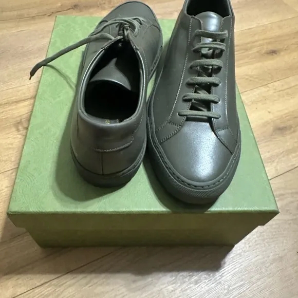 Common Projects Men's Olive Sneakers Sz 47 $650