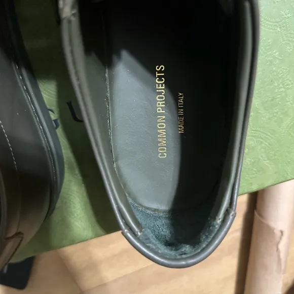 Common Projects Men's Olive Sneakers Sz 47 $650