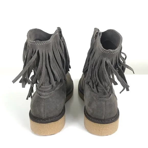COPY - LIKE NEW Sundance Dylan Fringe Ankle Boots - 7
