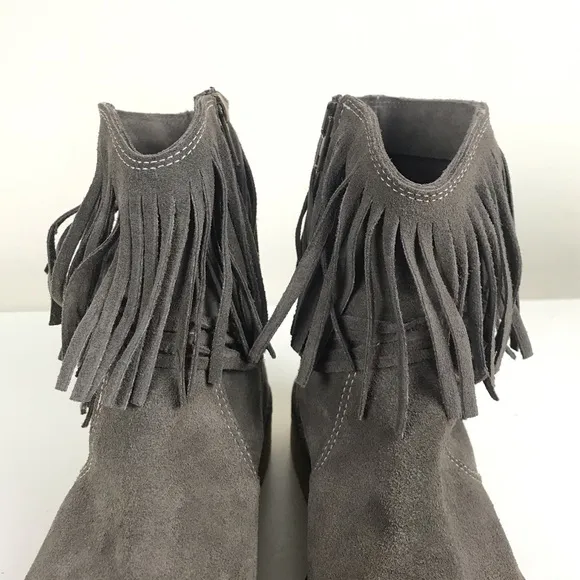 COPY - LIKE NEW Sundance Dylan Fringe Ankle Boots - 7
