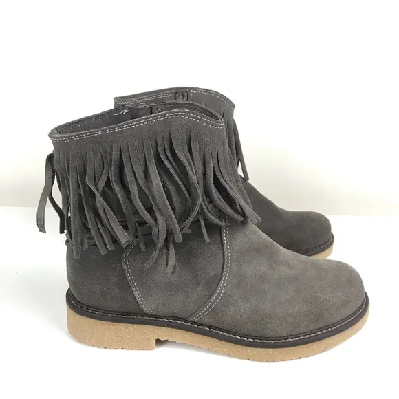 COPY - LIKE NEW Sundance Dylan Fringe Ankle Boots - 7