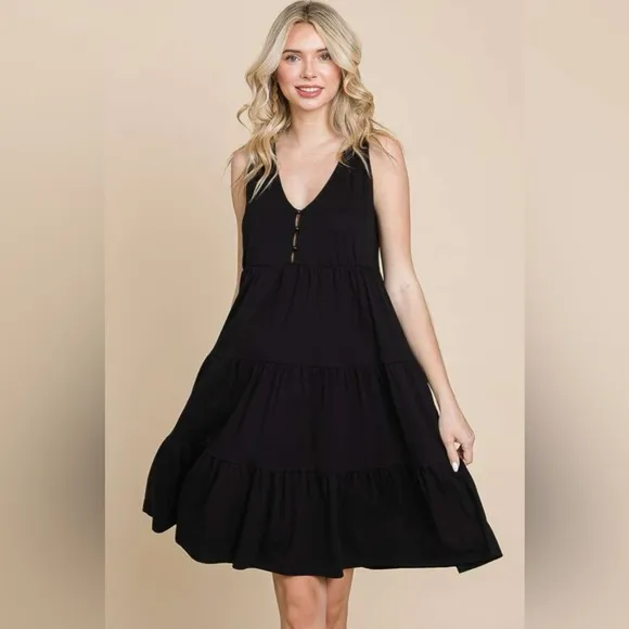 Culture Code Racerback Tiered Tank Dress
