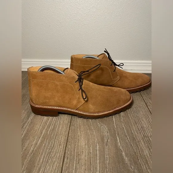 Curators Men's Chukka Leather Boots Size 10