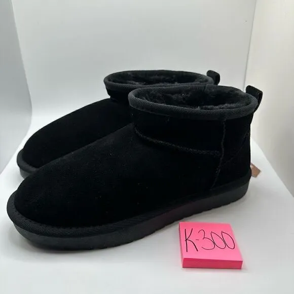 CUSHIONAIRE Women's pull on boot 7.5 BLACK