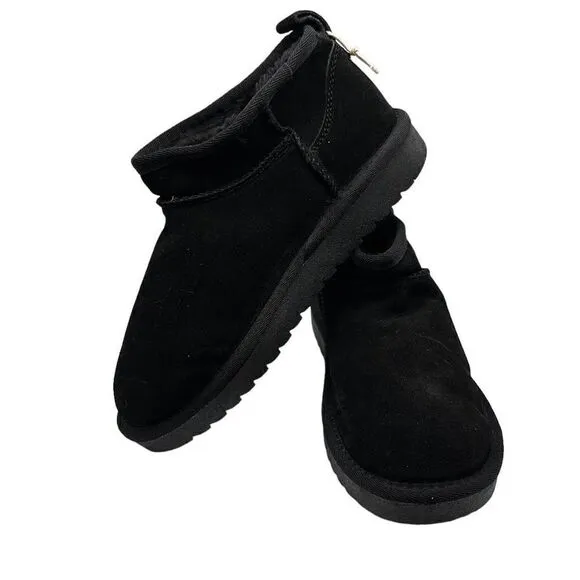 CUSHIONAIRE Women's pull on boot 7 BLACK