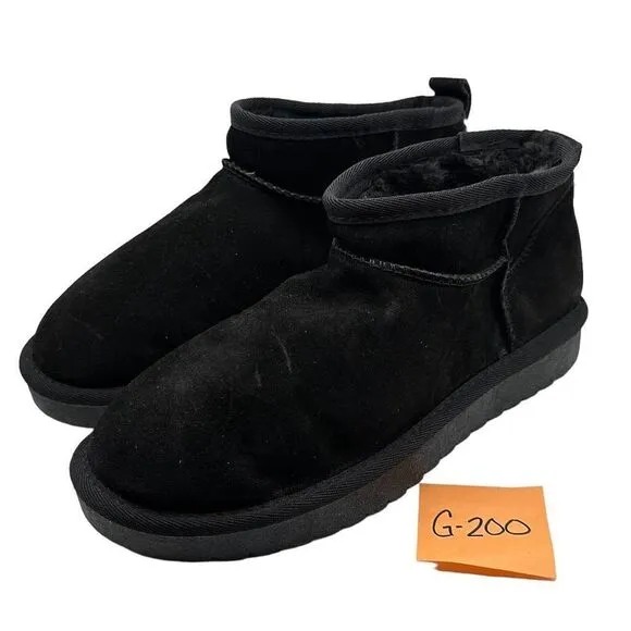 CUSHIONAIRE Women's pull on boot 7 BLACK