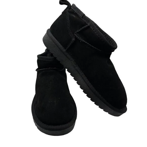 CUSHIONAIRE Women's pull on boot 7 BLACK