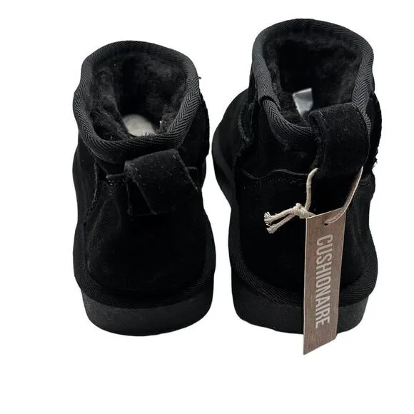 CUSHIONAIRE Women's pull on boot 7 BLACK