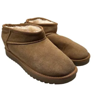 CUSHIONAIRE Women's pull on boot 8 CHESTNUT