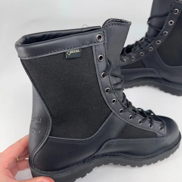 Danner Acadia 8&quot; Black Boots Mens 10 D 21210 Vibram Gore-Tex GTX USA Waterproof