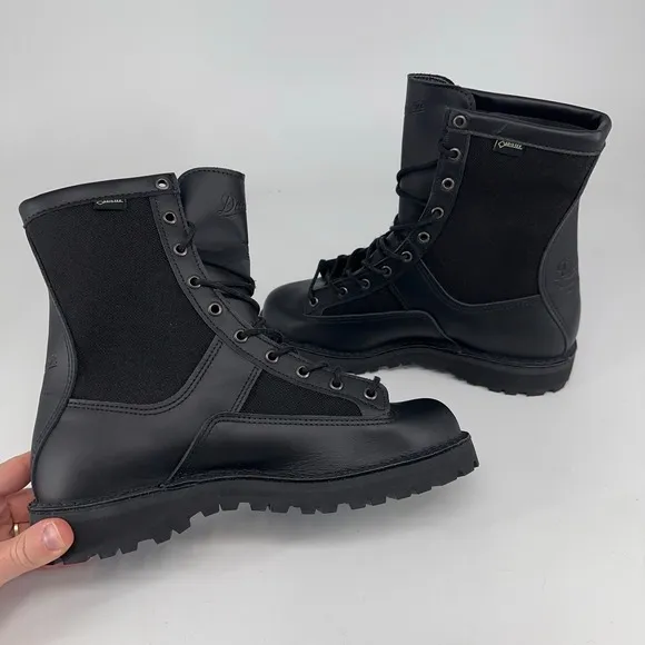 Danner Acadia 8&quot; Black Boots Mens 10 D 21210 Vibram Gore-Tex GTX USA Waterproof
