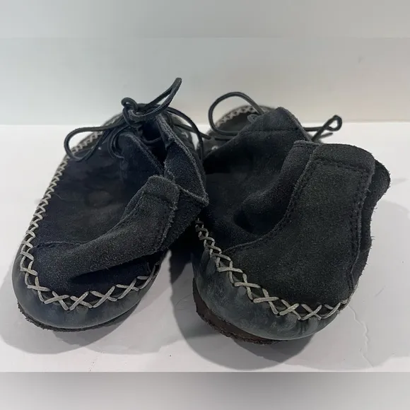 Danner Canoe Moc Suede‎ Leather Boots in Navy - Men's Size 14