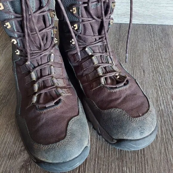 Danner Vital 8&quot; Mens Brown Lace Up Waterproof Leather Fabric Hunting Boots 12