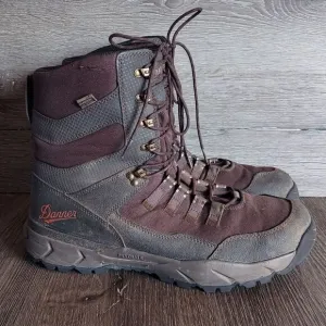 Danner Vital 8&quot; Mens Brown Lace Up Waterproof Leather Fabric Hunting Boots 12
