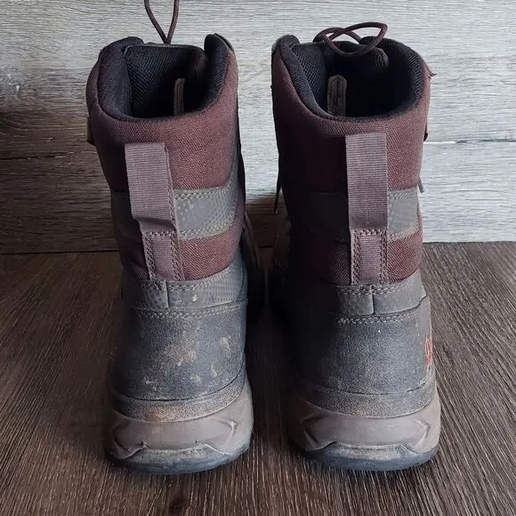 Danner Vital 8&quot; Mens Brown Lace Up Waterproof Leather Fabric Hunting Boots 12