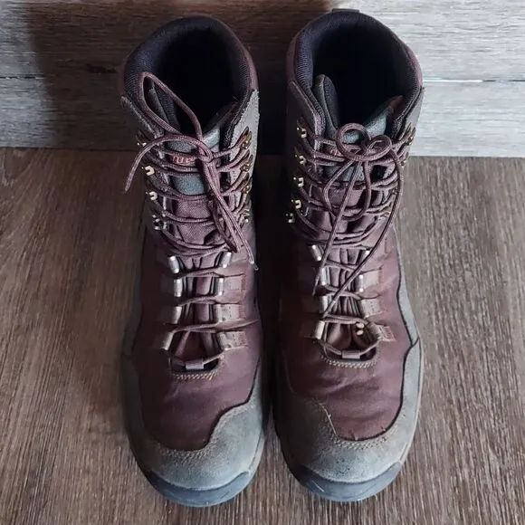 Danner Vital 8&quot; Mens Brown Lace Up Waterproof Leather Fabric Hunting Boots 12