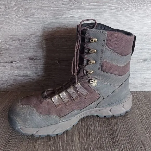 Danner Vital 8&quot; Mens Brown Lace Up Waterproof Leather Fabric Hunting Boots 12