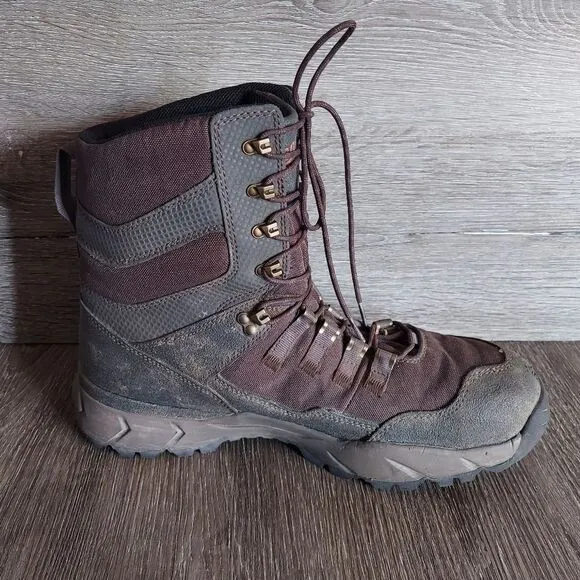 Danner Vital 8&quot; Mens Brown Lace Up Waterproof Leather Fabric Hunting Boots 12