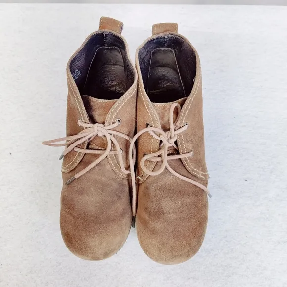 Dansko Clog Ankle Chukka Boots  Brown Nubuck Leather Sz 38