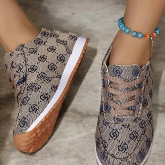 Dark Brown Casual Sneakers
