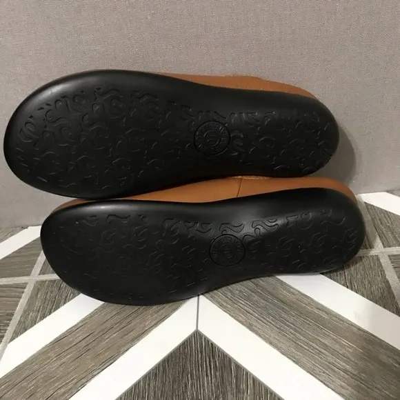 🌟David Tate Catalina Cognac Luggage Brushed Kid Clog Sz- 7 1/2