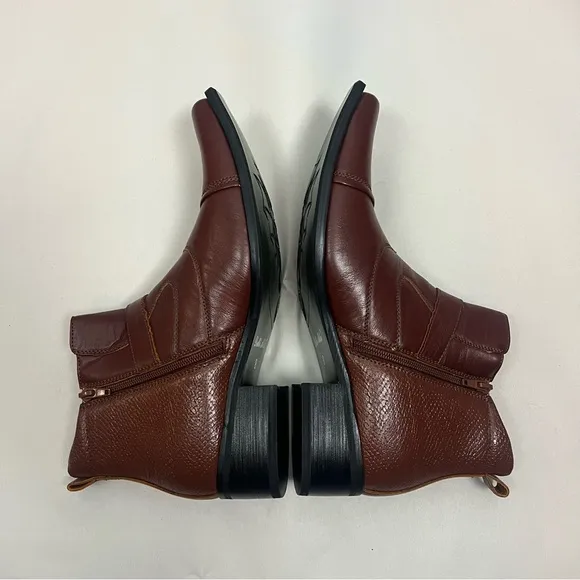 Delli Aldo Gustavo Western Style Snipe-Toe HIgh Ankle Dress Boot Size 8