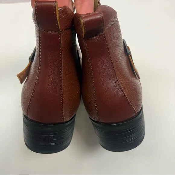Delli Aldo Gustavo Western Style Snipe-Toe HIgh Ankle Dress Boot Size 8