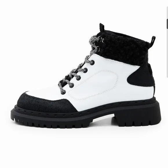 Desigual Lace-Up Trekking Boots Size 9