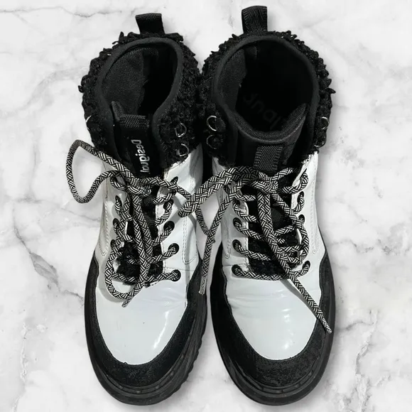 Desigual Lace-Up Trekking Boots Size 9