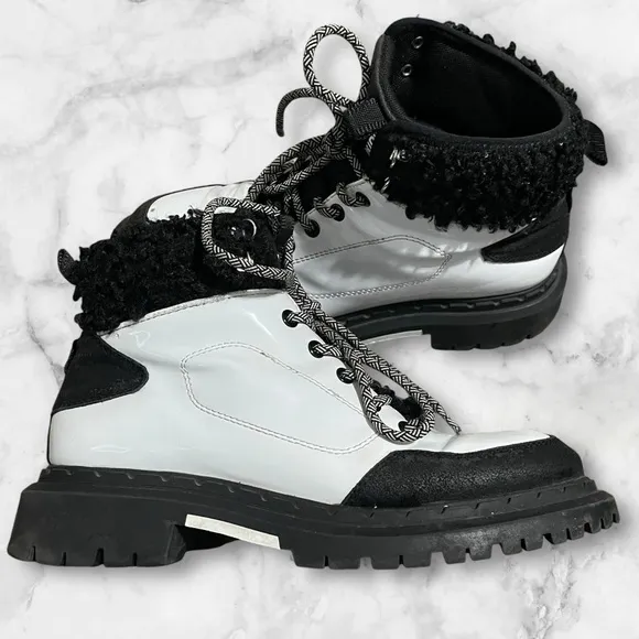 Desigual Lace-Up Trekking Boots Size 9