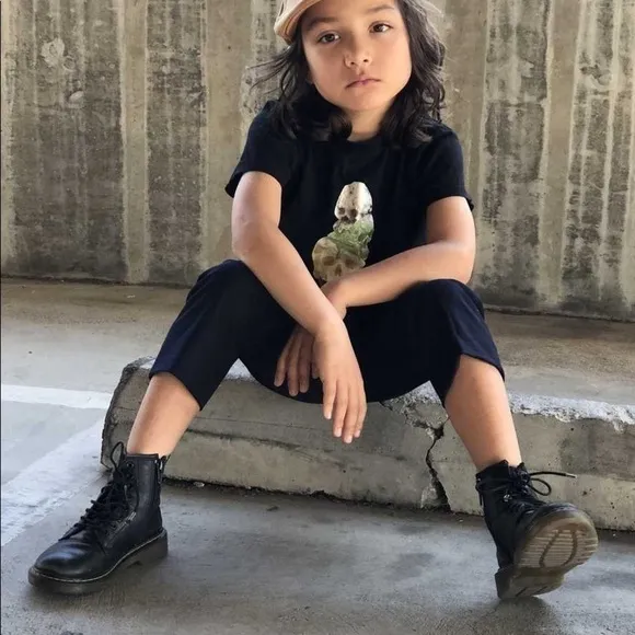 Doc martens JUNIOR 1460 LEATHER LACE UP BOOTS kids 1