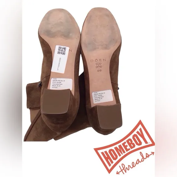 Doen Brown Suede Boots