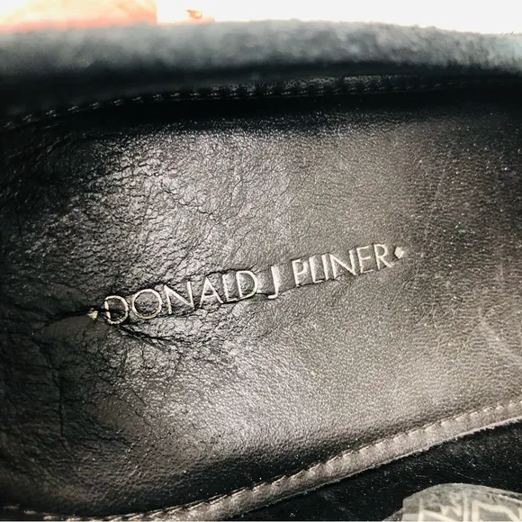 Donald J Pliner Eton Black Suede Loafers