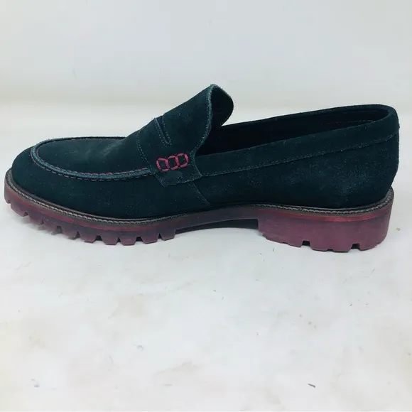 Donald J Pliner Eton Black Suede Loafers