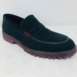 Donald J Pliner Eton Black Suede Loafers