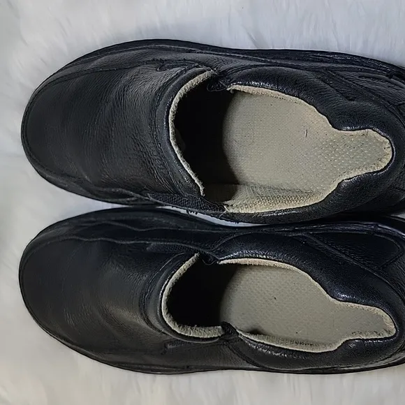 Dr Doc Martens AW004 KV10m Black Pebble Leather Slip On Mens Shoes US 13 M