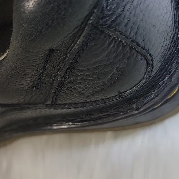 Dr Doc Martens AW004 KV10m Black Pebble Leather Slip On Mens Shoes US 13 M