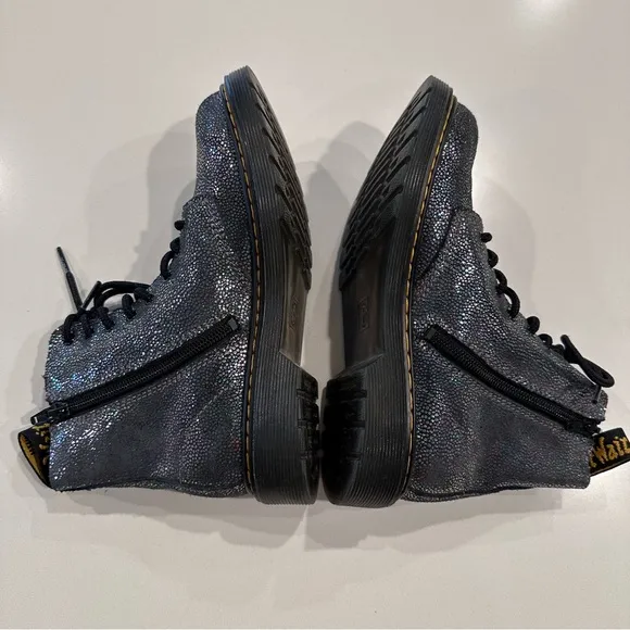 Dr. Marten 1460 Metallic Suede Lace Up Boots Girls Size 3