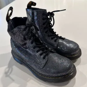 Dr. Marten 1460 Metallic Suede Lace Up Boots Girls Size 3