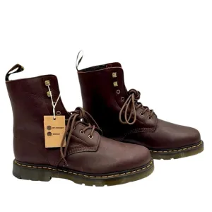 Dr. Martens 1460 Pascal Wintergrip Outlaw Leather Lace Up Boots Size 13