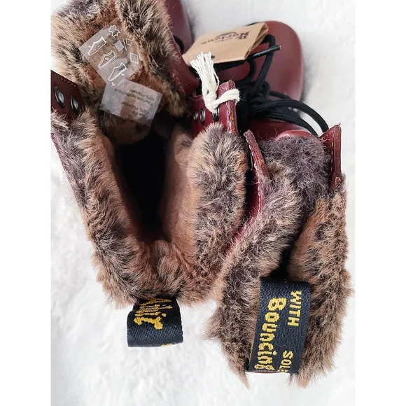 DR. Martens 1460 Serena Faux Fur Lined Combat Boots