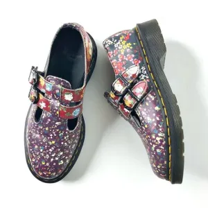 Dr Martens 8065 Darcy Floral Double Buckle Maryjane Shoes Women’s 5