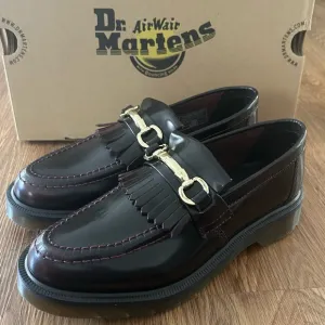 DR MARTENS Adrian Snaffle leather vintage loafers slip on shoes women’s 7 new