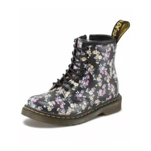 Dr. Martens Big Girls's 3 Brooklee Black Mini Tydee Boots Shoes