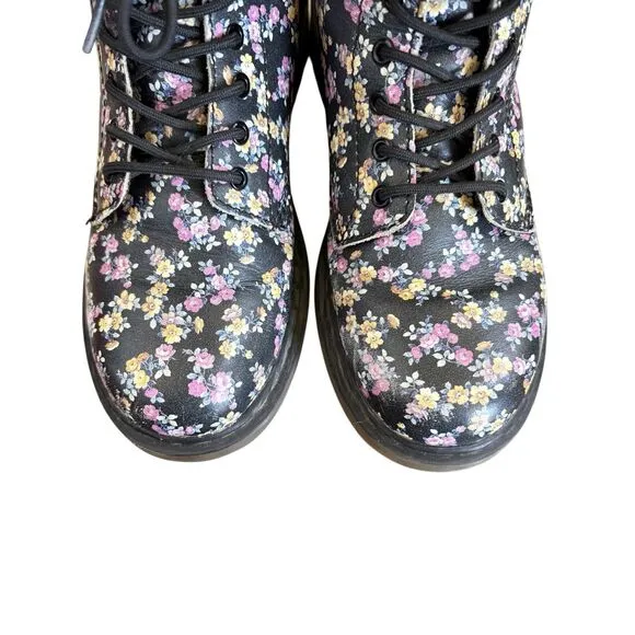 Dr. Martens Big Girls's 3 Brooklee Black Mini Tydee Boots Shoes
