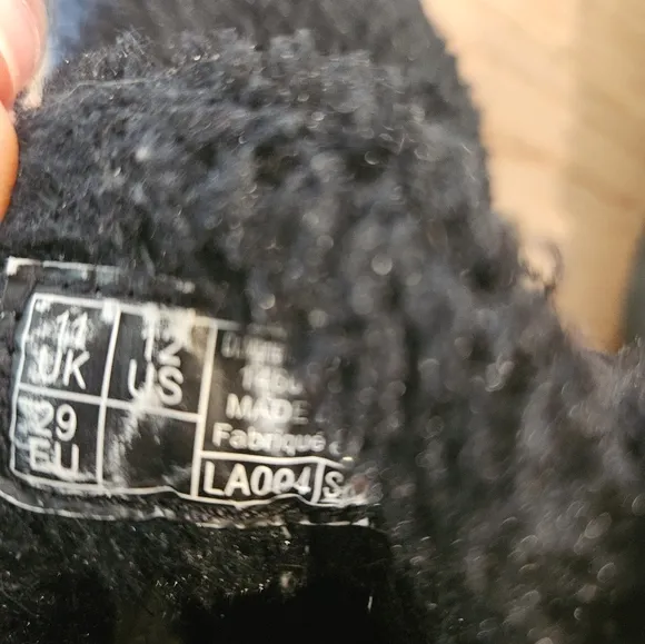 Dr. Martens Black Faux Fur  Boots